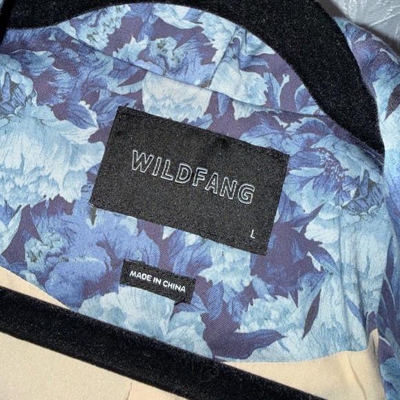 Wildfang Blue and White Floral Blazer and pants - Picture 4 of 7